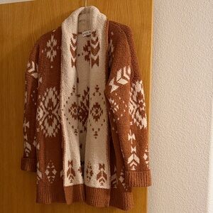 Knox Rose Cozy Patterned Cardigan